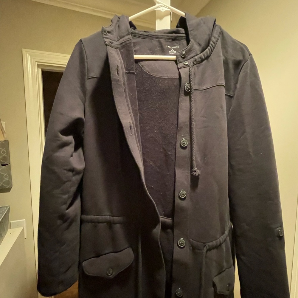 Navy blue jacket- Lands end